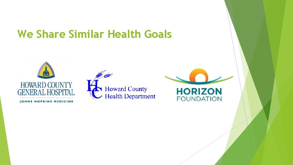 We Share Similar Health Goals 