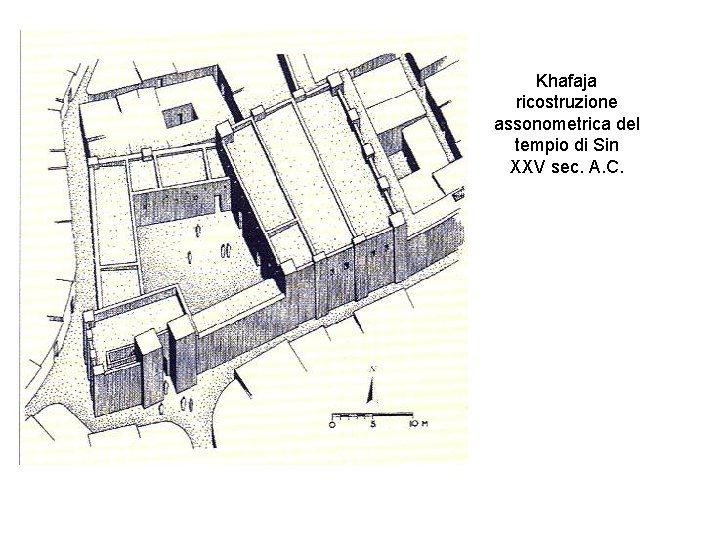 Khafaja ricostruzione assonometrica del tempio di Sin XXV sec. A. C. 