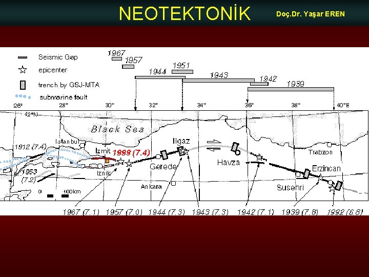 NEOTEKTONİK Doç. Dr. Yaşar EREN 