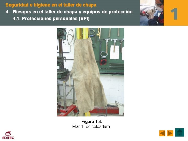 Seguridad e higiene en el taller de chapa 4. Riesgos en el taller de