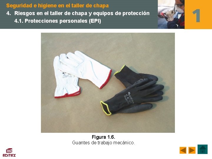 Seguridad e higiene en el taller de chapa 4. Riesgos en el taller de