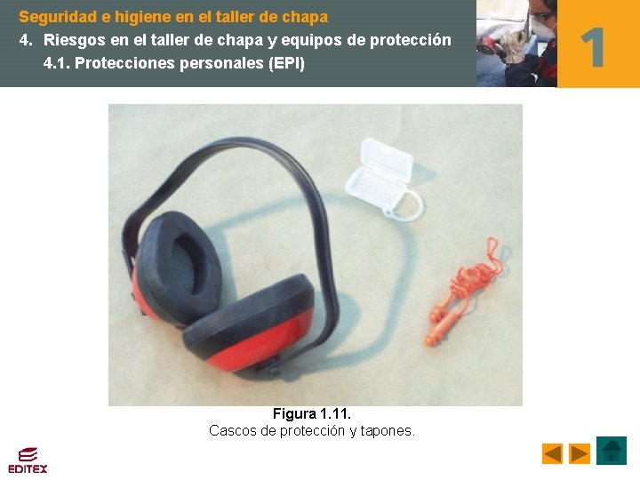 Seguridad e higiene en el taller de chapa 4. Riesgos en el taller de