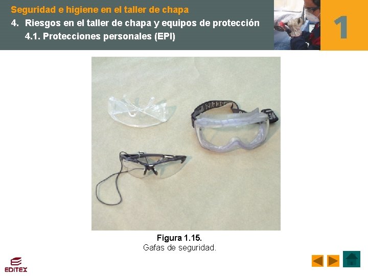 Seguridad e higiene en el taller de chapa 4. Riesgos en el taller de