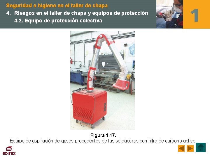 Seguridad e higiene en el taller de chapa 4. Riesgos en el taller de