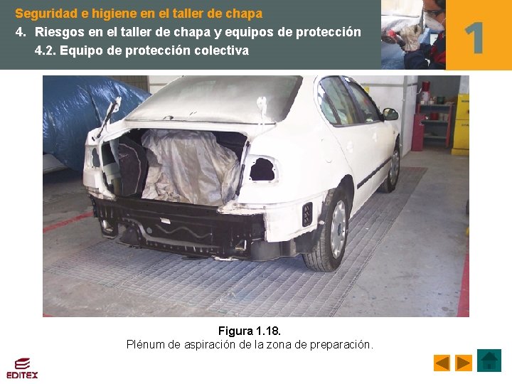 Seguridad e higiene en el taller de chapa 4. Riesgos en el taller de