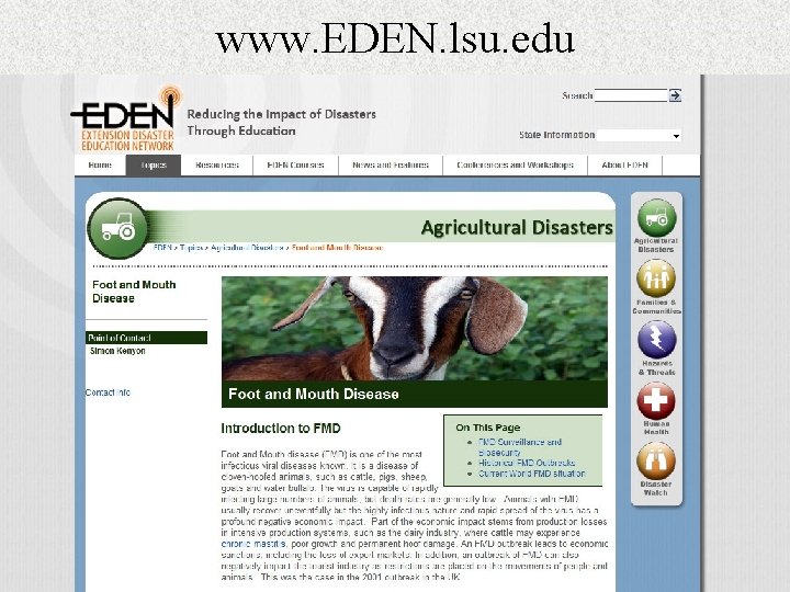 www. EDEN. lsu. edu 