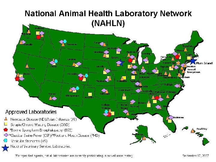 National Animal Health Laboratories Network (NAHLN) 2003 