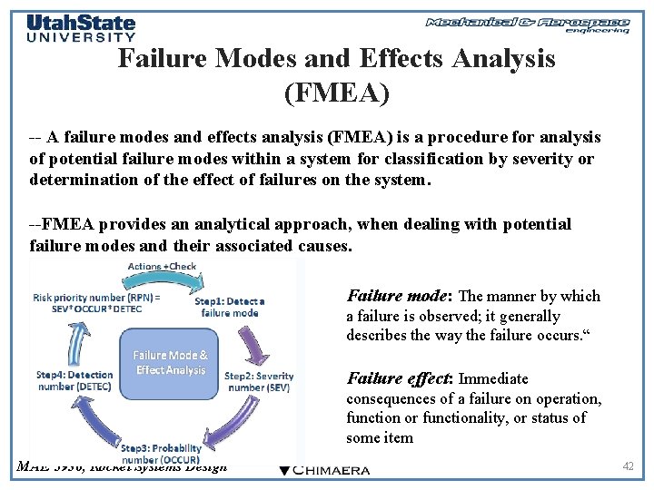 Failure Modes and Effects Analysis (FMEA) -- A failure modes and effects analysis (FMEA)