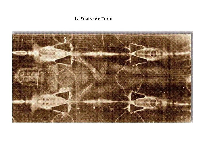 Le Suaire de Turin 