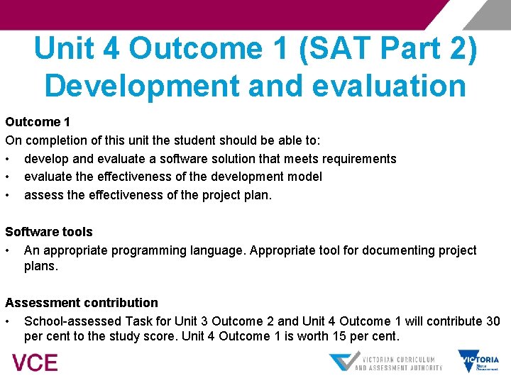 Unit 4 Software development Introduction 2020 2024 Copyright