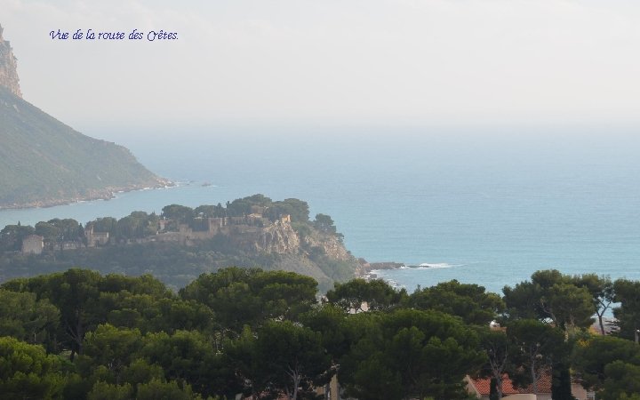 Vue de la route des Crêtes. 