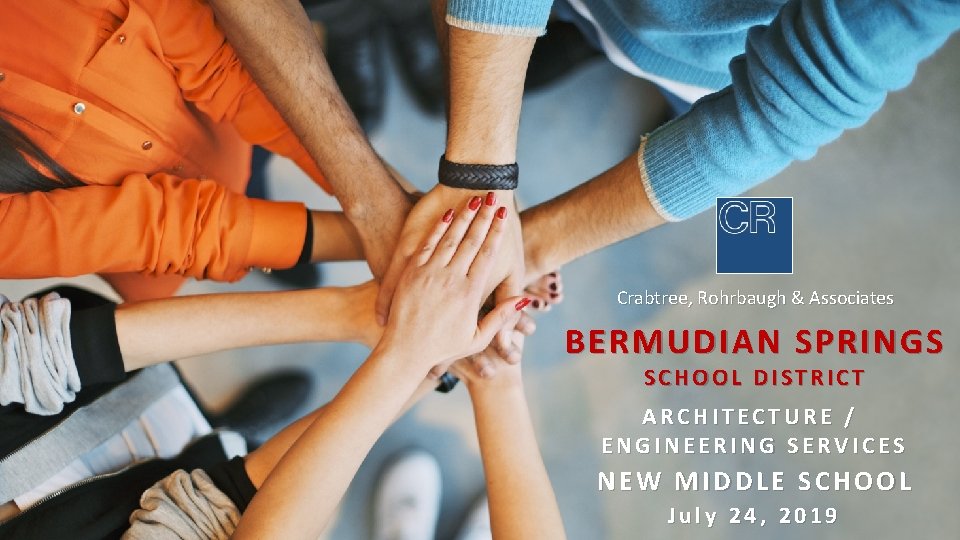 Crabtree, Rohrbaugh & Associates BERMUDIAN SPRINGS SCHOOL DISTRICT ARCHITECTURE / ENGINEERING SERVICES NEW MIDDLE
