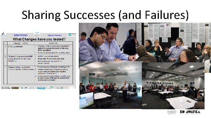 Sharing Successes (and Failures) 2 0 3 1 