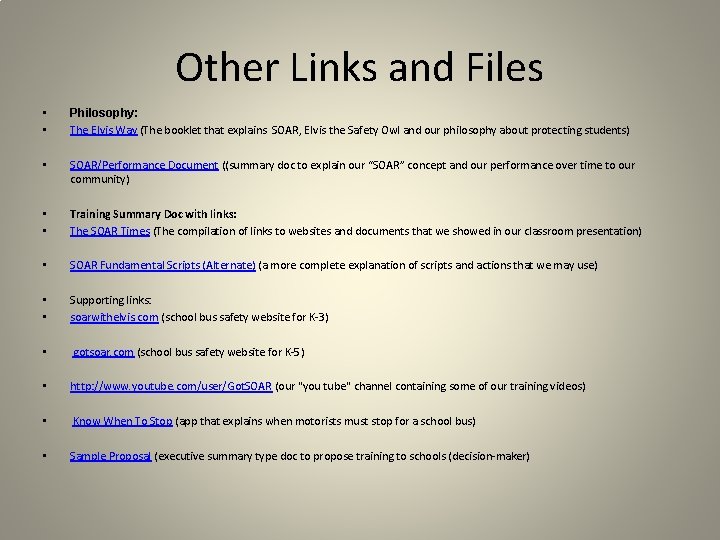 Other Links and Files • • Philosophy: The Elvis Way (The booklet that explains Other Links and Files • • Philosophy: The Elvis Way (The booklet that explains