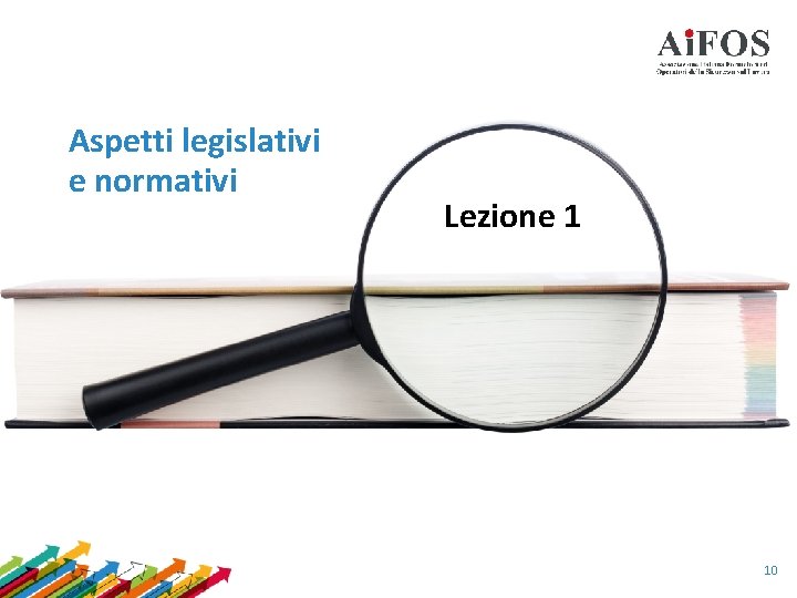 Aspetti legislativi e normativi Lezione 1 10 