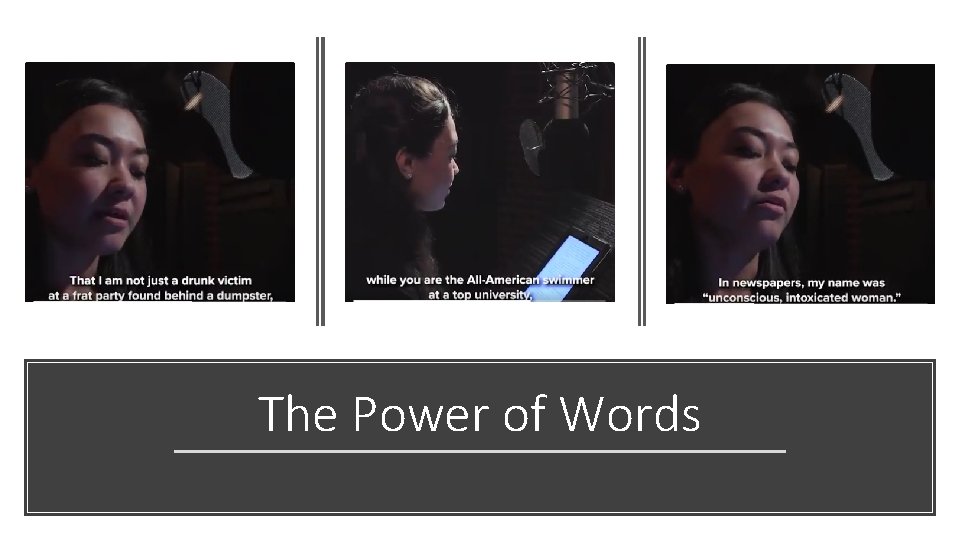 The Power of Words 