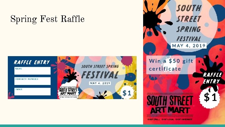Spring Fest Raffle 