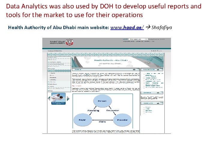 Data Analytics was also used by DOH to develop useful reports and tools for