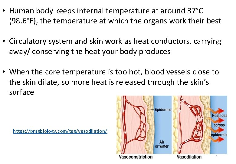 Exposure Hyperthermia AOB Human body keeps internal temperature