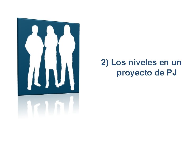 2) Los niveles en un proyecto de PJ 