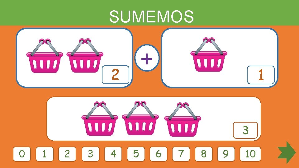 SUMEMOS 2 + 1 3 0 1 2 3 4 5 6 7 8