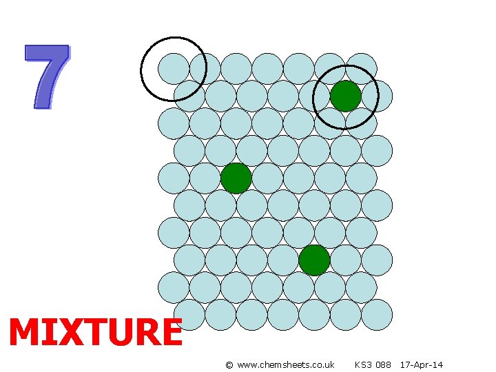MIXTURE © www. chemsheets. co. uk KS 3 088 17 -Apr-14 