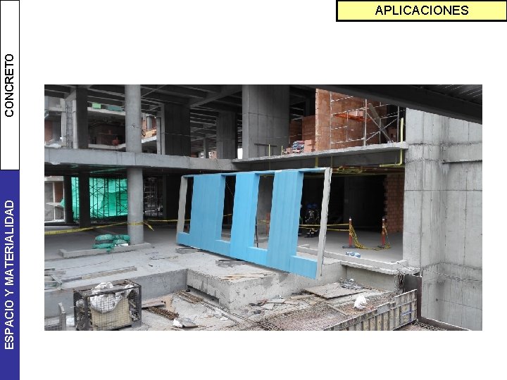 ESPACIO Y MATERIALIDAD CONCRETO APLICACIONES 