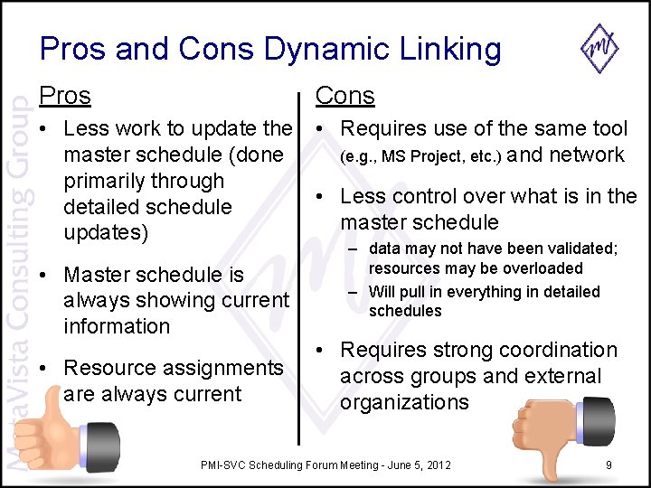 Pros and Cons Dynamic Linking Pros Cons • Less work to update the • Pros and Cons Dynamic Linking Pros Cons • Less work to update the •