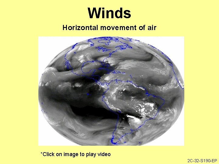 Winds Horizontal movement of air *Click on image to play video 2 C-32 -S