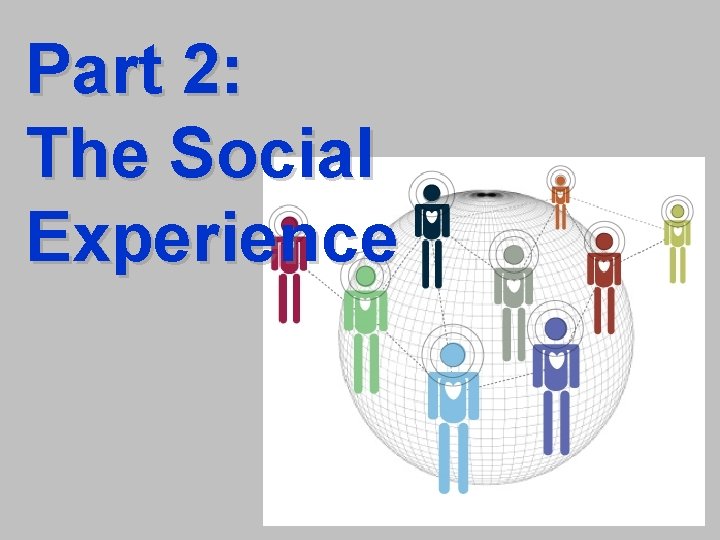 Part 2: The Social Experience 