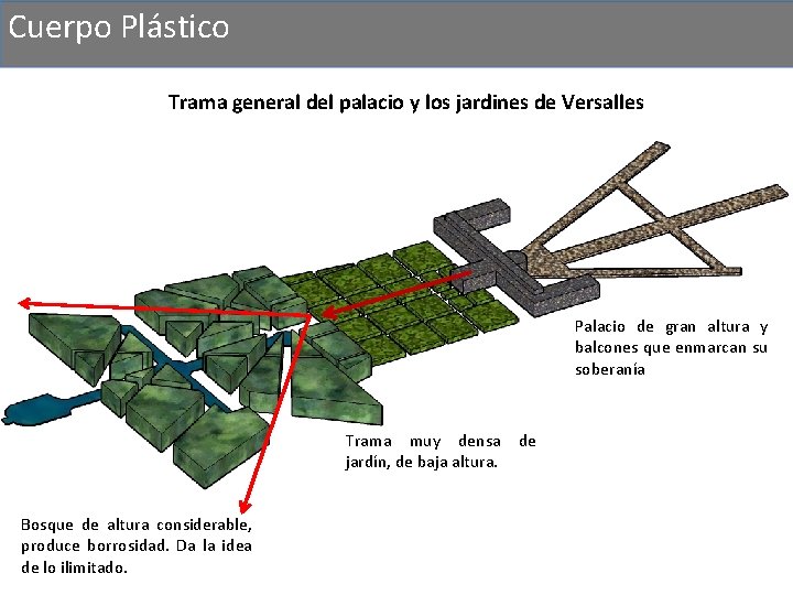 Cuerpo Plástico Trama general del palacio y los jardines de Versalles Palacio de gran