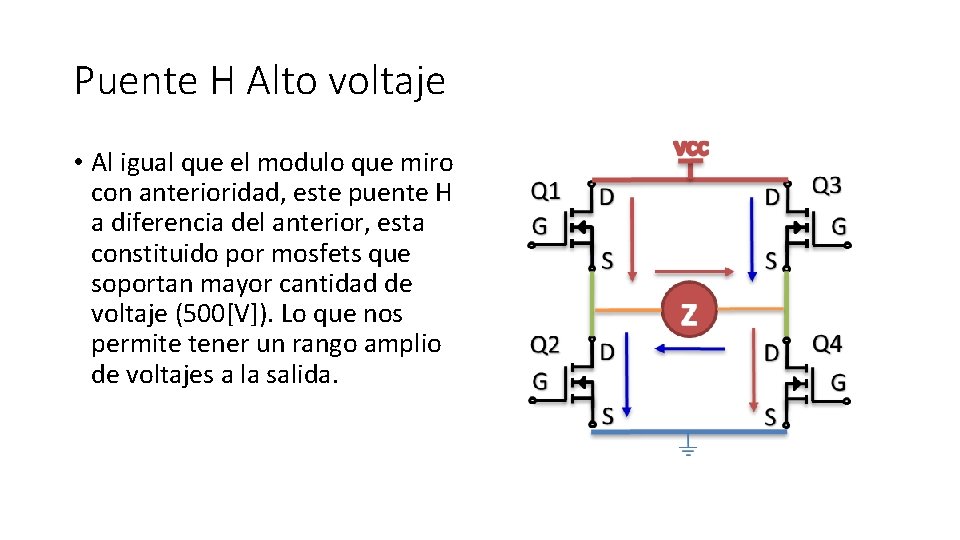 Puente H Alto voltaje • Al igual que el modulo que miro con anterioridad,