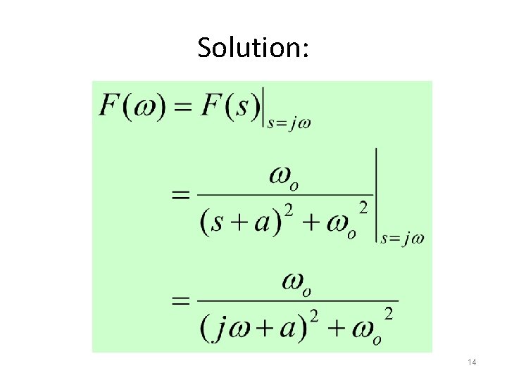 Solution: 14 