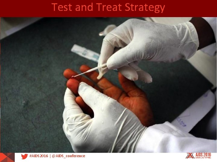 Test and Treat Strategy #AIDS 2016 | @AIDS_conference. Source: UNICEF, 2014 