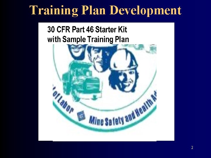 Training Plan Development 2 