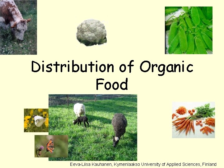 Distribution of Organic Food Eeva-Liisa Kauhanen, Kymenlaakso University of Applied Sciences, Finland 