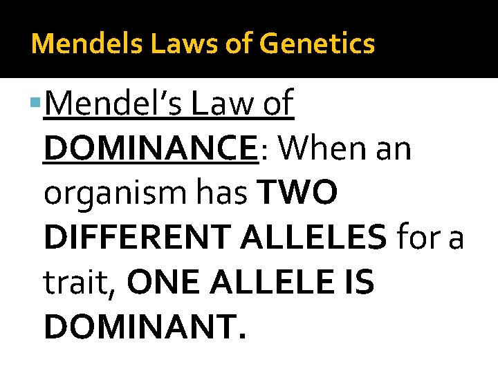 a. EXAMPLE: if a person has attached earlobes, the phenotype is “attached earlobes” if