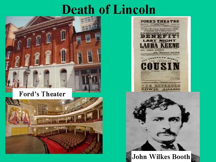 Death of Lincoln Ford’s Theater John Wilkes Booth 