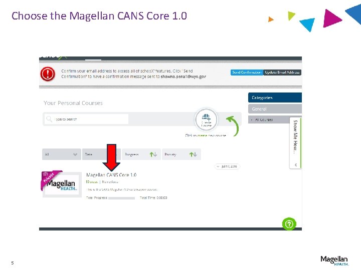 Choose the Magellan CANS Core 1. 0 5 