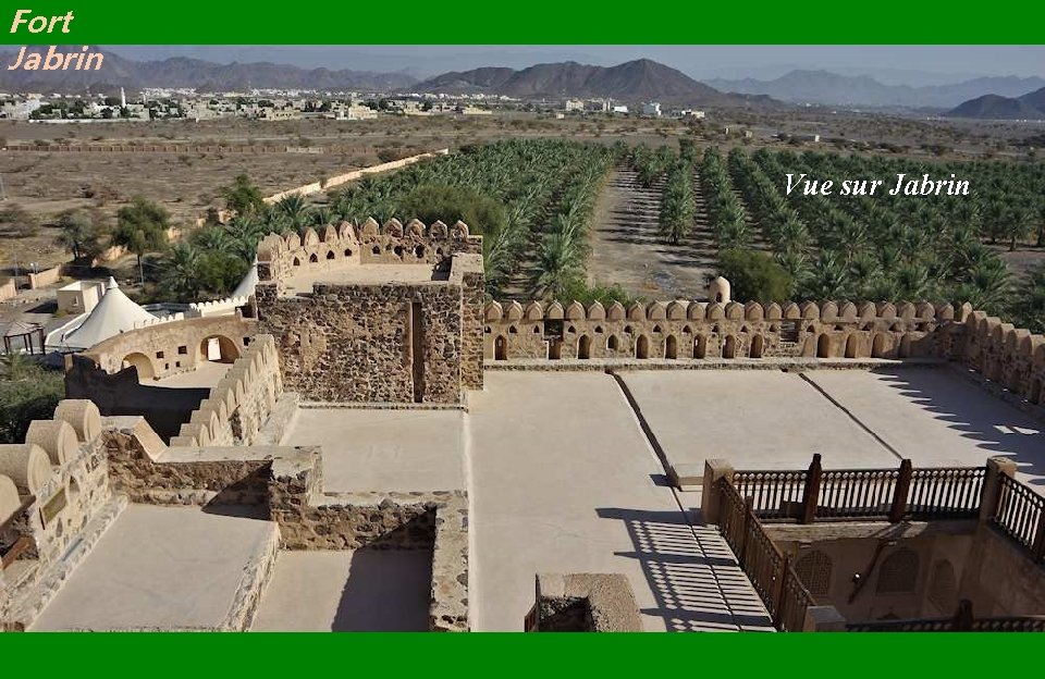 Fort Jabrin Vue sur Jabrin 