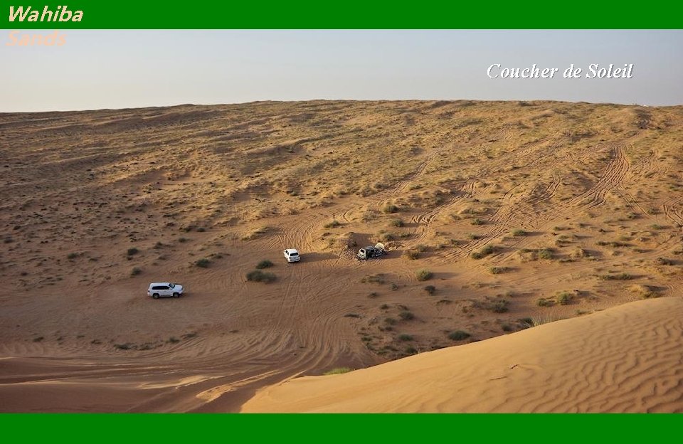Wahiba Sands Coucher de Soleil 