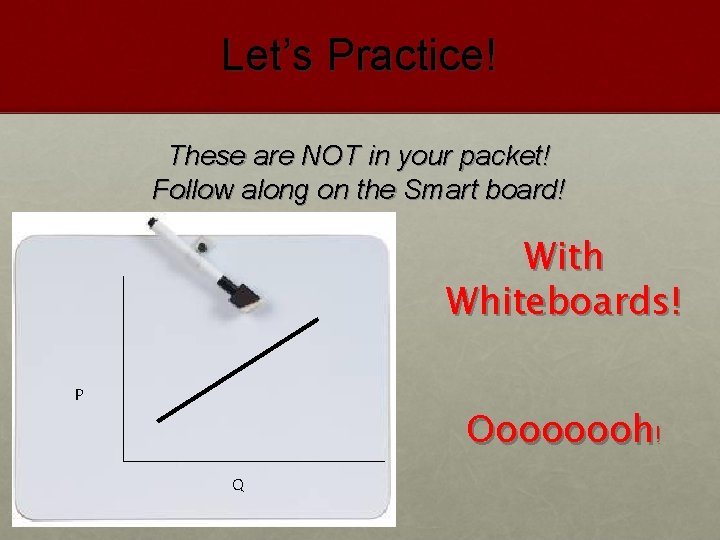 Let’s Practice! These are NOT in your packet! Follow along on the Smart board!