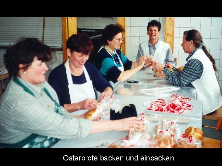 Osterbrote backen und einpacken 