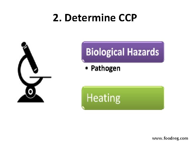 2. Determine CCP www. foodreg. com 