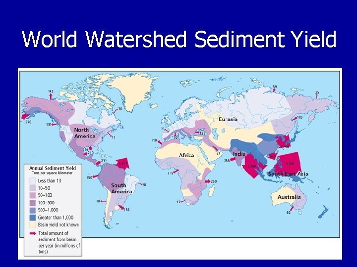 World Watershed Sediment Yield 