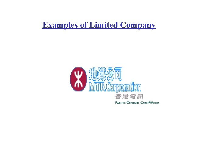 Examples of Limited Company 
