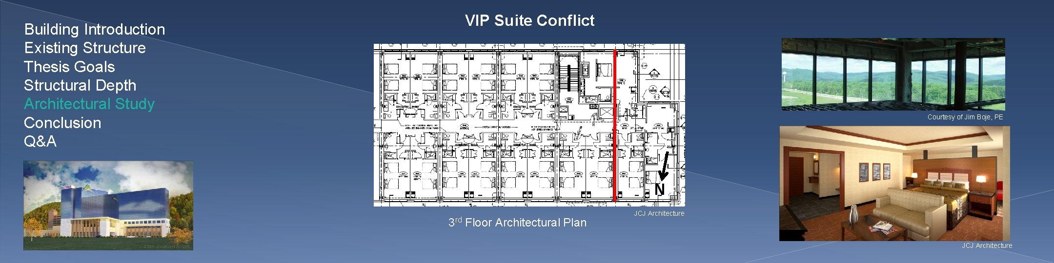 Building Introduction Existing Structure Thesis Goals Structural Depth Architectural Study Conclusion Q&A VIP Suite