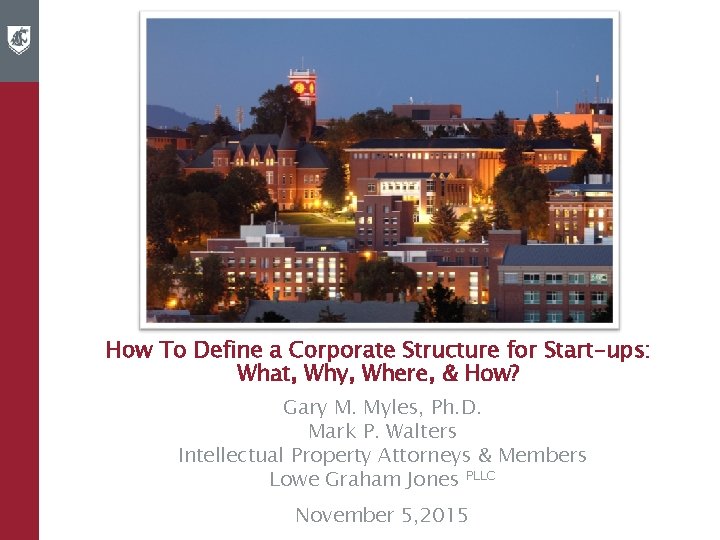 How To Define a Corporate Structure for Start-ups: What, Why, Where, & How? Gary