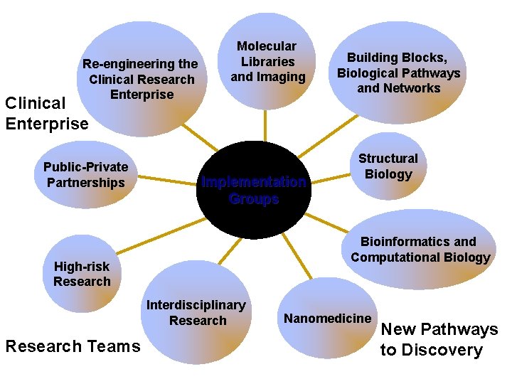 Re-engineering the Clinical Research Enterprise Molecular Libraries and Imaging Clinical Enterprise Public-Private Partnerships Implementation