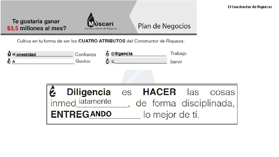 El Constructor de Riquezas 